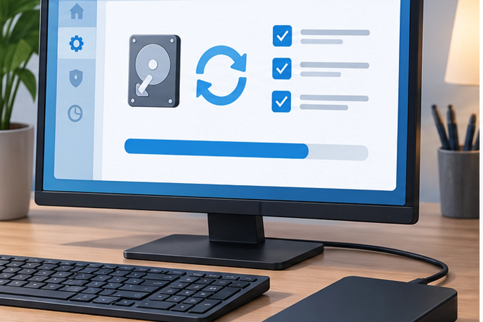 Настройка резервного копирования Windows на внешнее устройство